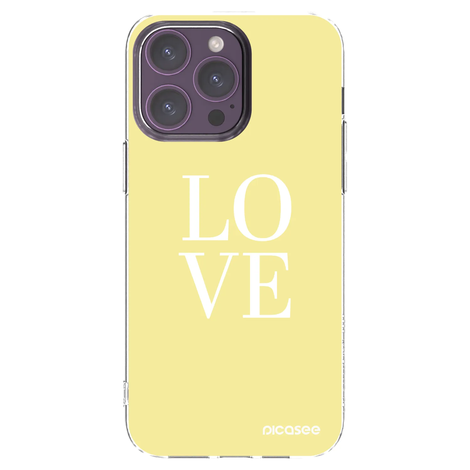 Picasee átlátszó szilikon tok az alábbi mobiltelefonokra Apple iPhone 14 Pro Max - Love