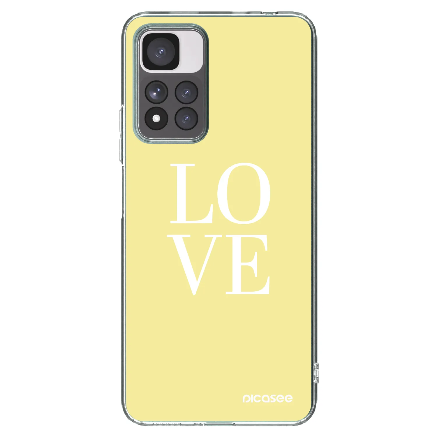 Picasee átlátszó szilikon tok az alábbi mobiltelefonokra Xiaomi Redmi Note 11 Pro+ 5G - Love