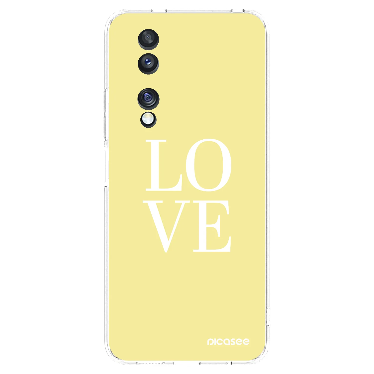 Picasee átlátszó szilikon tok az alábbi mobiltelefonokra Honor 70 - Love