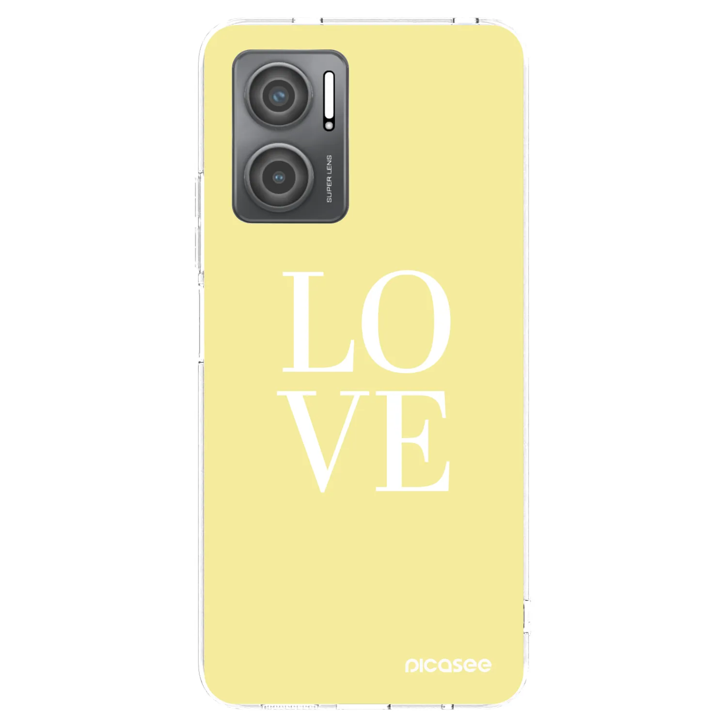 Picasee átlátszó szilikon tok az alábbi mobiltelefonokra Xiaomi Redmi 10 5G - Love