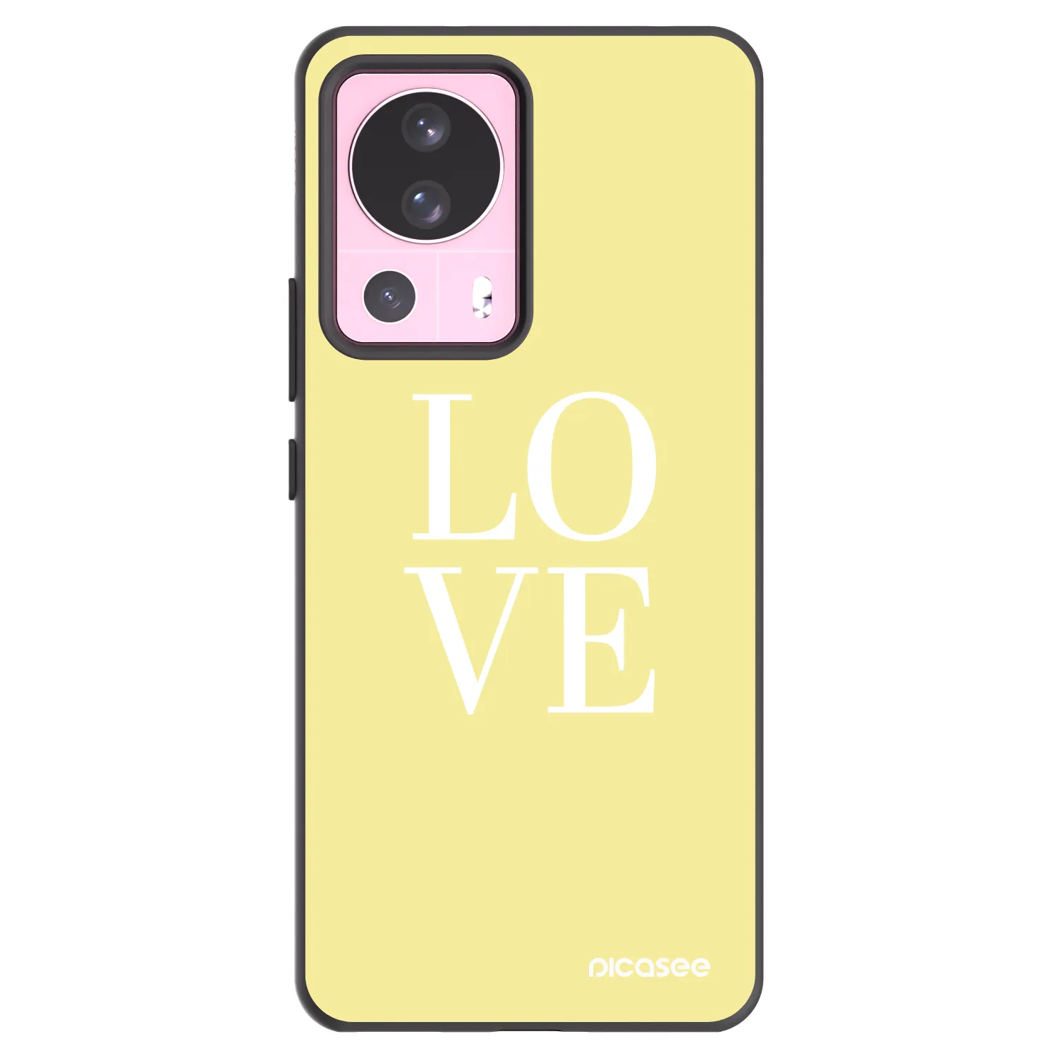 Picasee fekete szilikon tok az alábbi mobiltelefonokra Xiaomi 13 Lite - Love