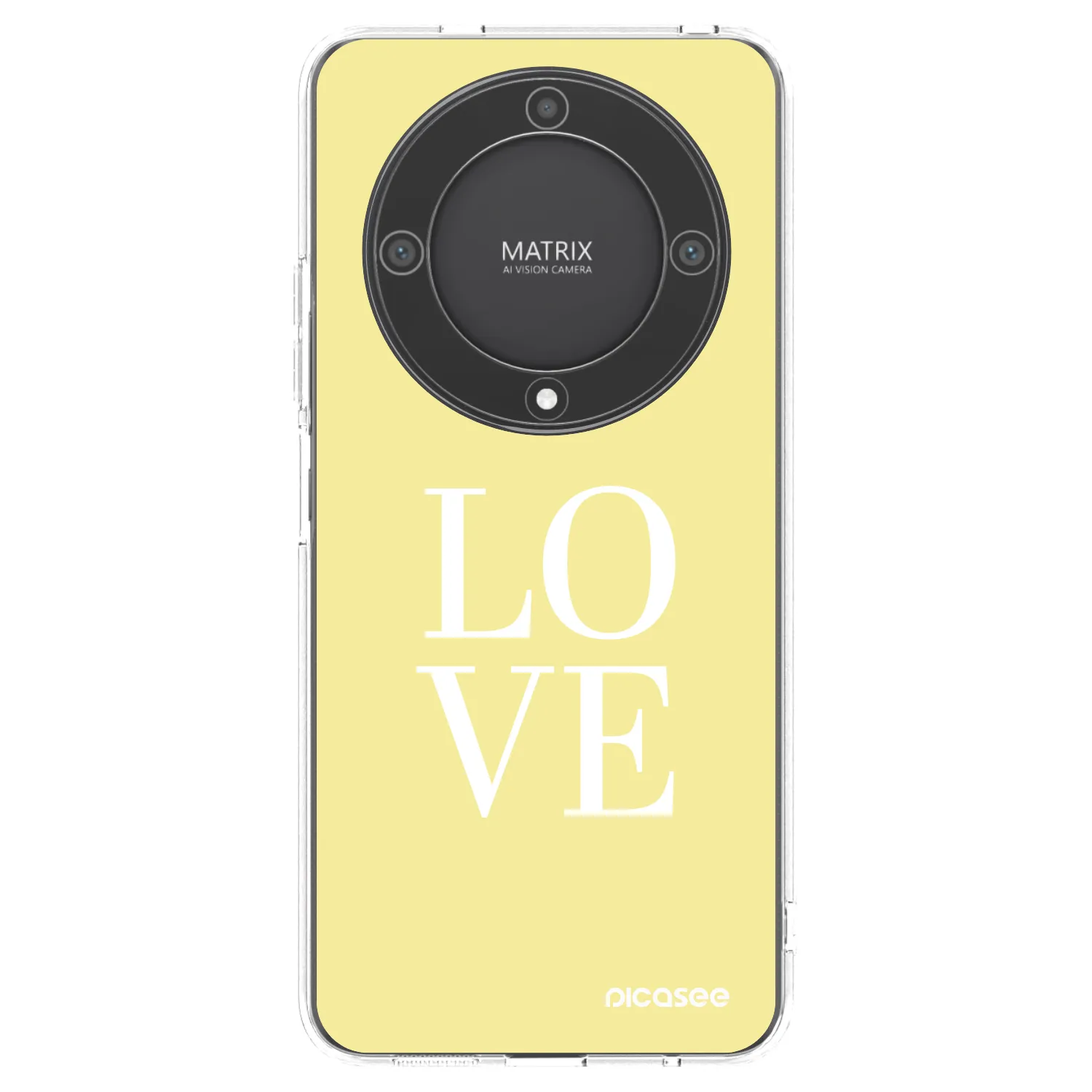 Picasee átlátszó szilikon tok az alábbi mobiltelefonokra Honor Magic5 Lite 5G - Love