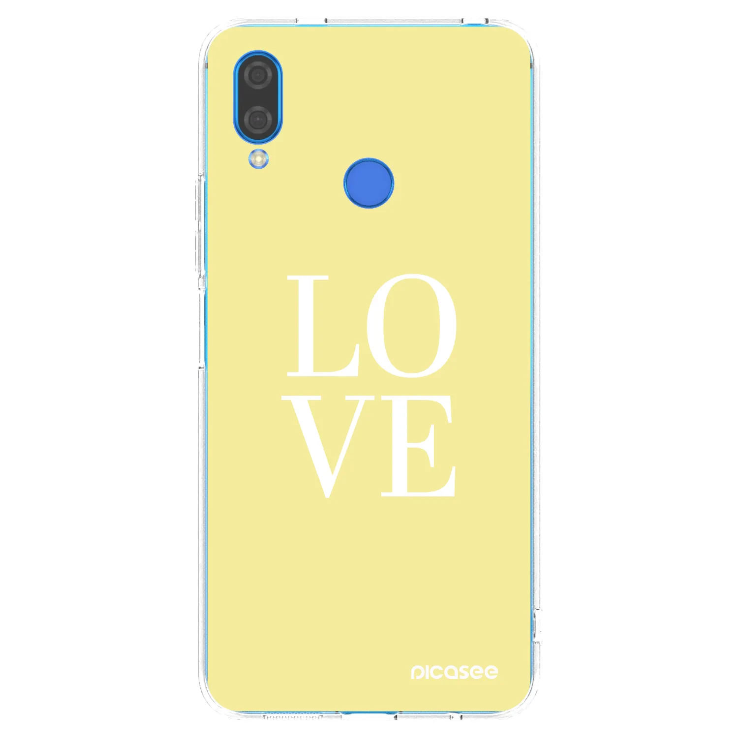 Picasee átlátszó szilikon tok az alábbi mobiltelefonokra Huawei Nova 3 - Love