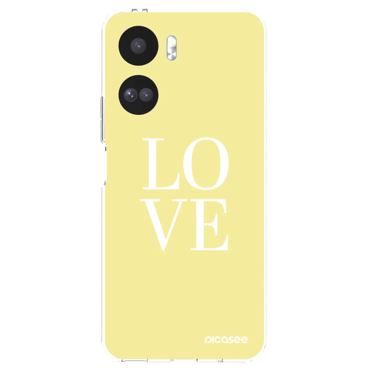 Picasee átlátszó szilikon tok az alábbi mobiltelefonokra Honor 90 Lite 5G - Love