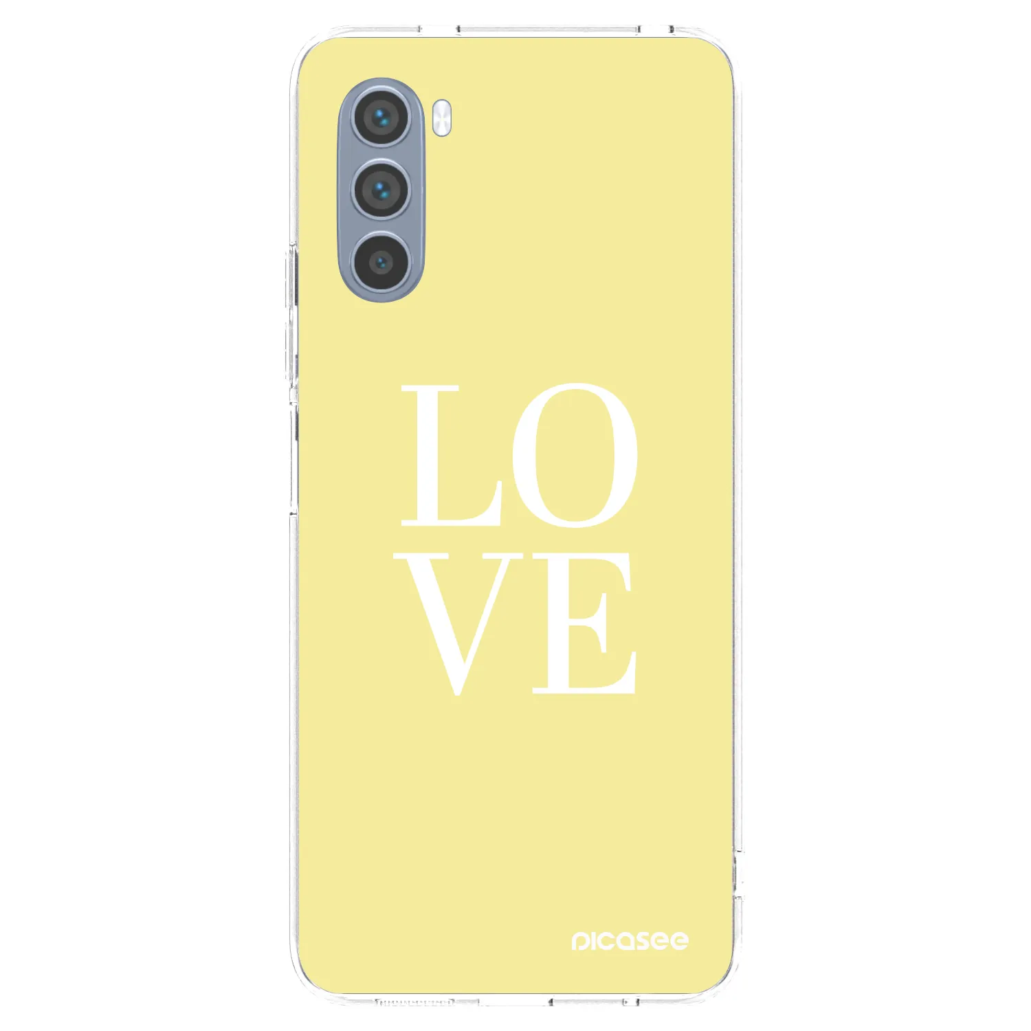 Picasee átlátszó szilikon tok az alábbi mobiltelefonokra Motorola Moto G62 - Love
