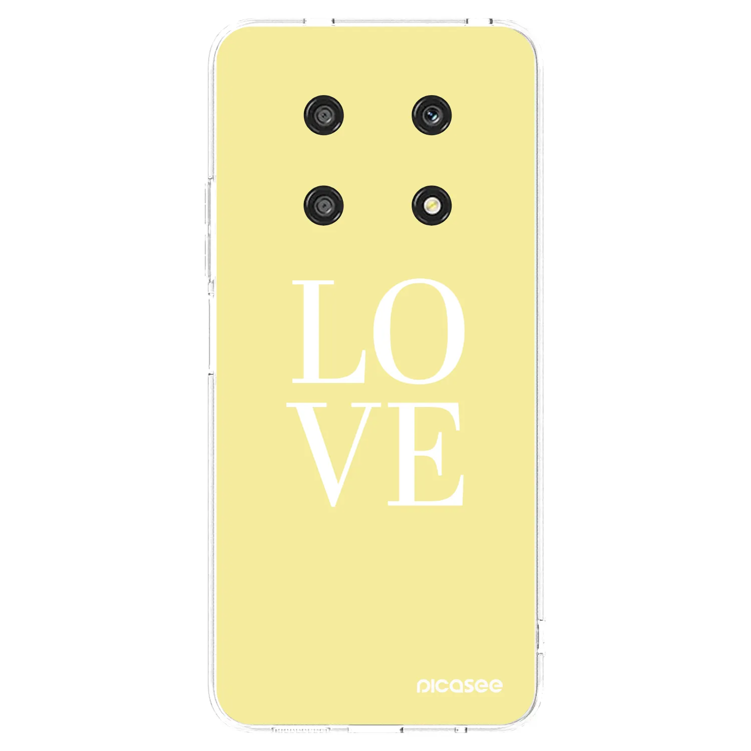 Picasee átlátszó szilikon tok az alábbi mobiltelefonokra Honor Magic4 Lite 5G - Love