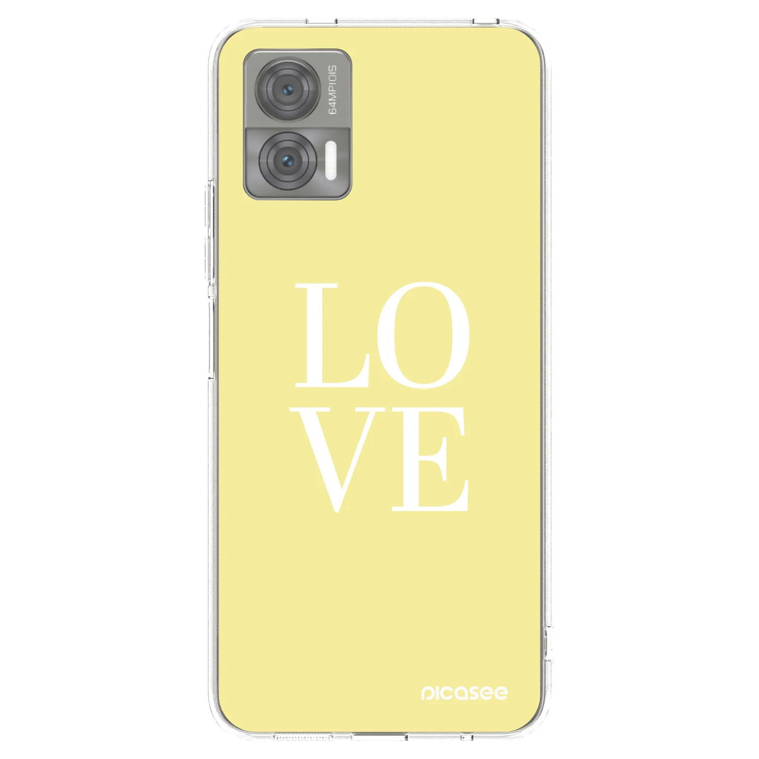 Picasee átlátszó szilikon tok az alábbi mobiltelefonokra Motorola Edge 30 Neo - Love