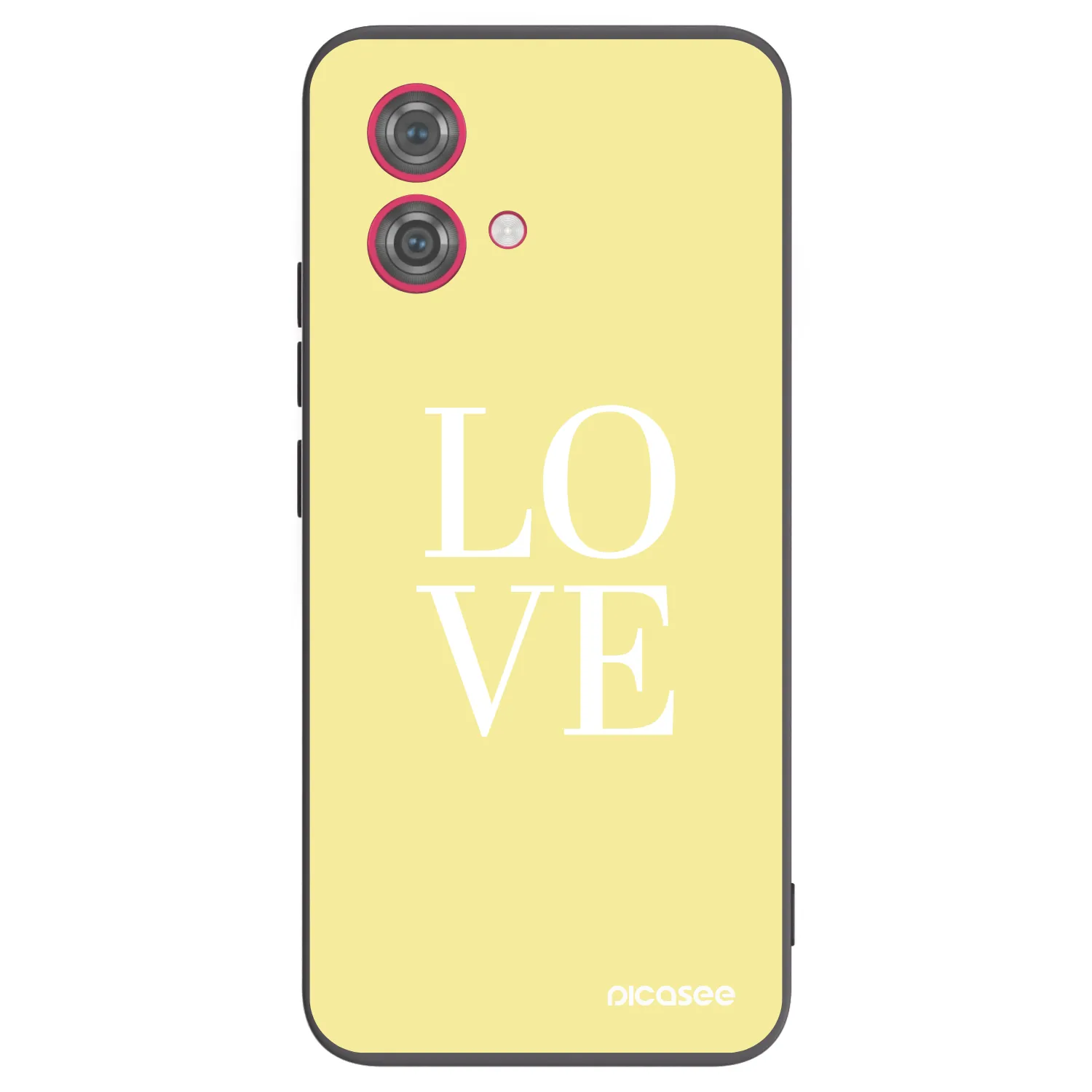 Picasee fekete szilikon tok az alábbi mobiltelefonokra Motorola Moto G84 5G - Love