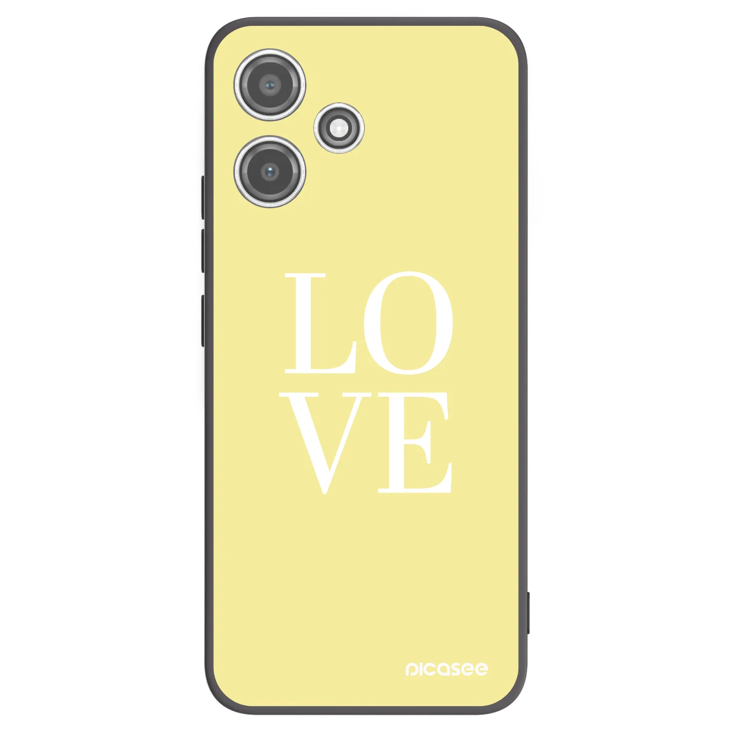 Picasee fekete szilikon tok az alábbi mobiltelefonokra Xiaomi Redmi 12 5G - Love