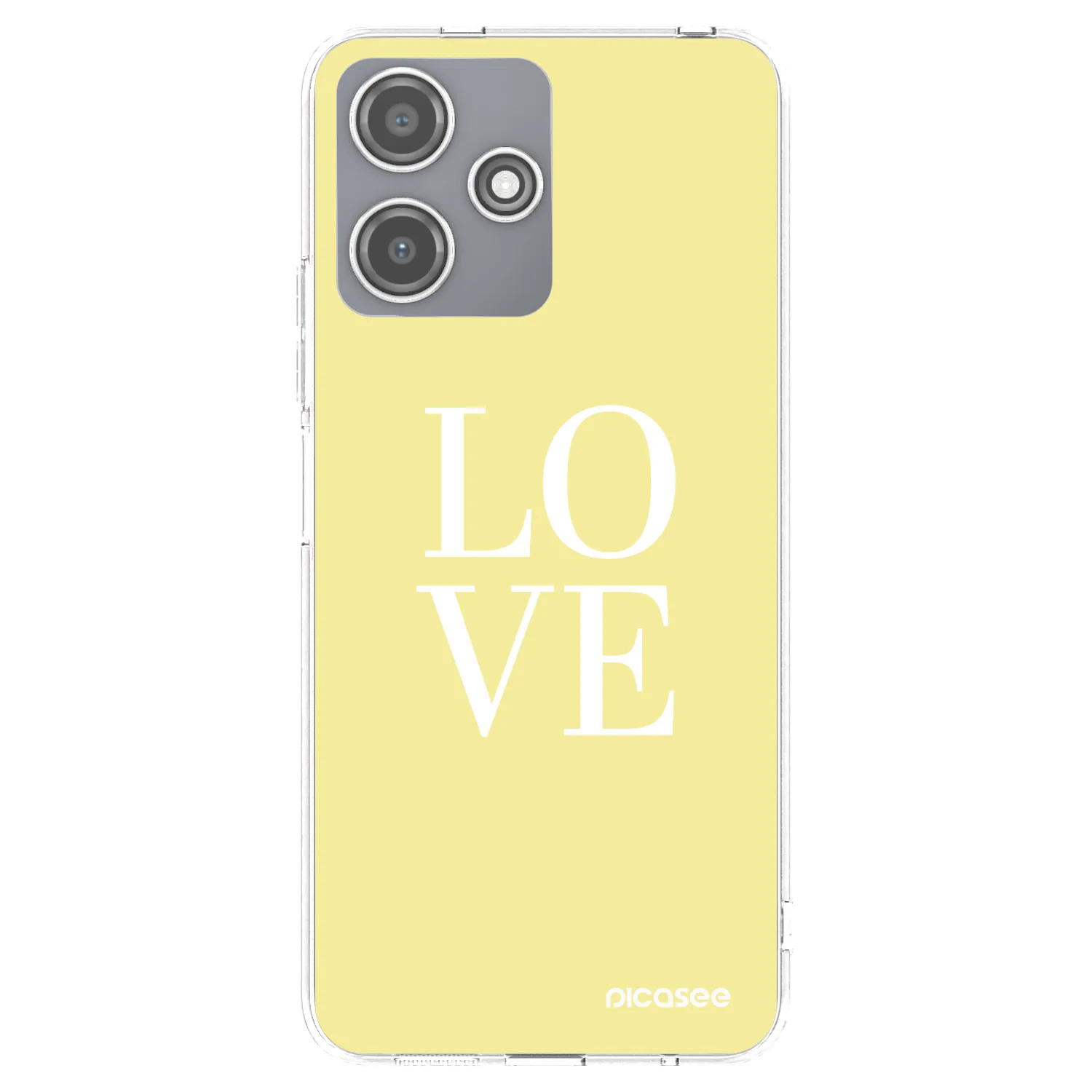 Picasee átlátszó szilikon tok az alábbi mobiltelefonokra Xiaomi Redmi 12 5G - Love