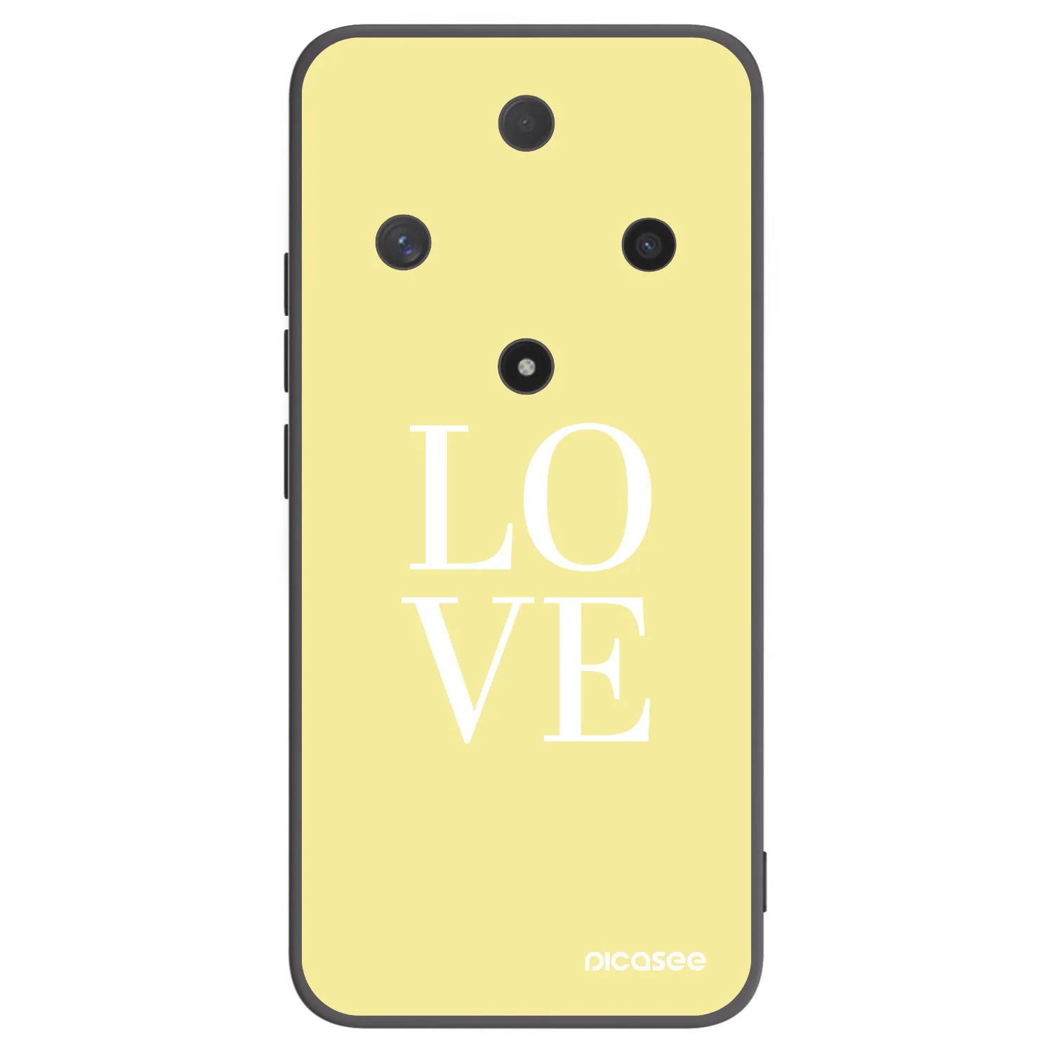 Picasee fekete szilikon tok az alábbi mobiltelefonokra Honor Magic6 Lite 5G - Love