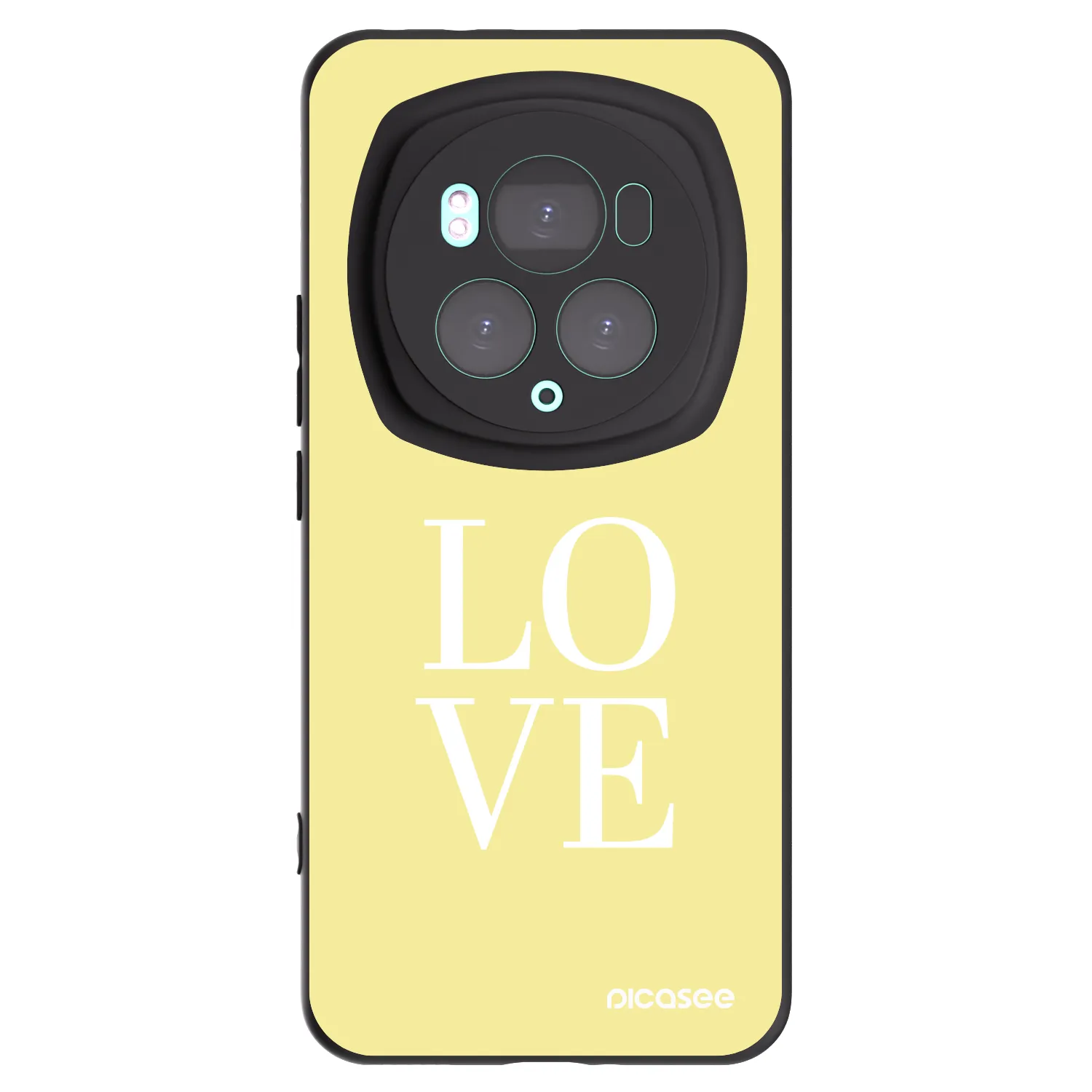 Picasee fekete szilikon tok az alábbi mobiltelefonokra Honor Magic6 Pro - Love