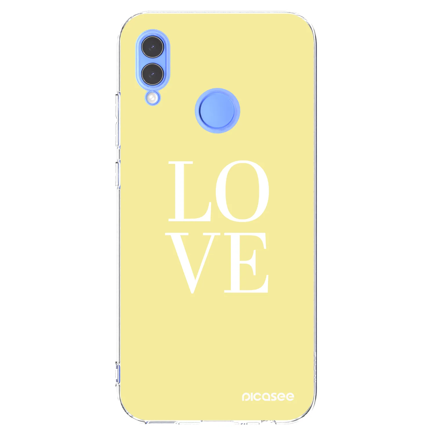 Picasee átlátszó szilikon tok az alábbi mobiltelefonokra Huawei P Smart 2019 - Love