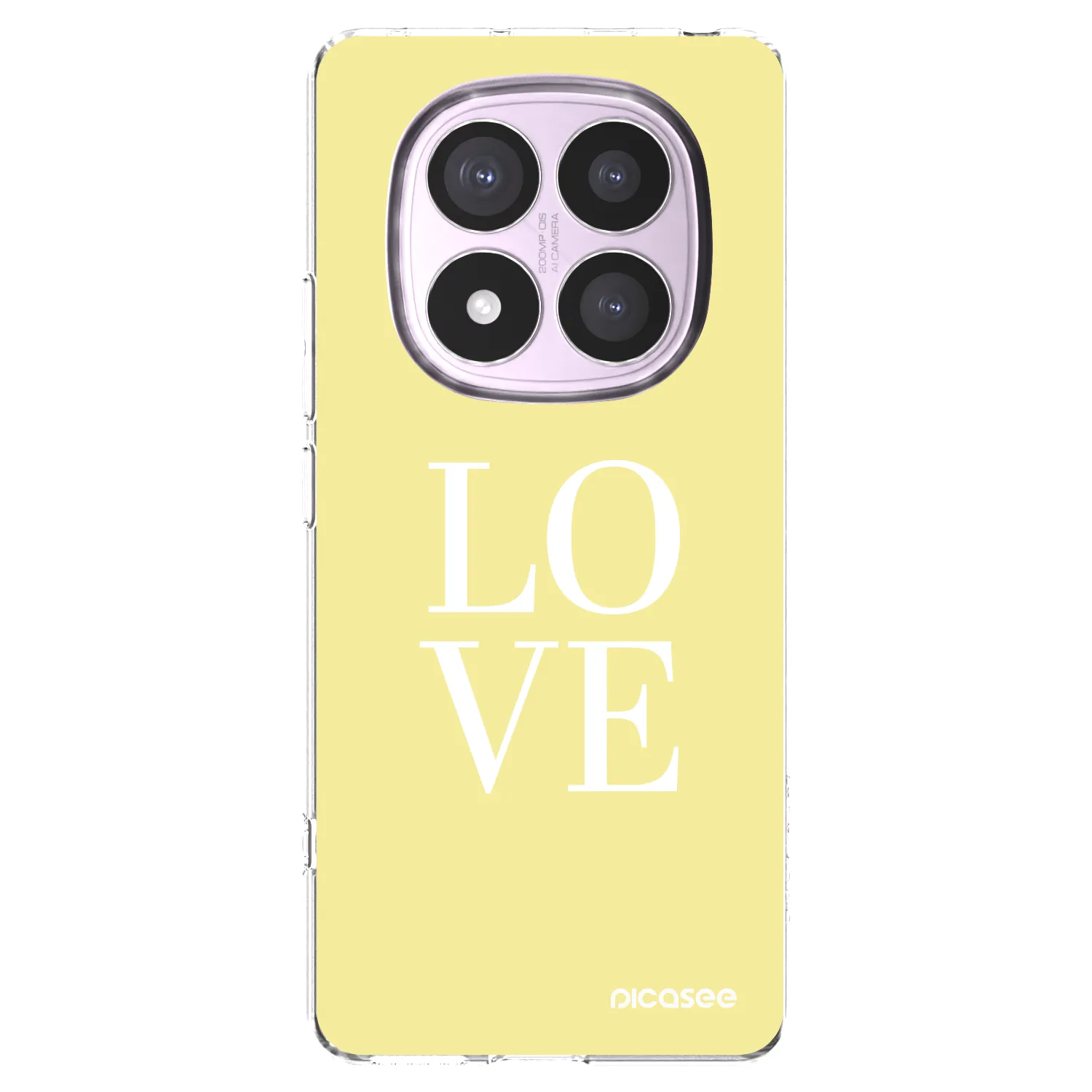 Picasee átlátszó szilikon tok az alábbi mobiltelefonokra Xiaomi Redmi Note 14 Pro 5G - Love