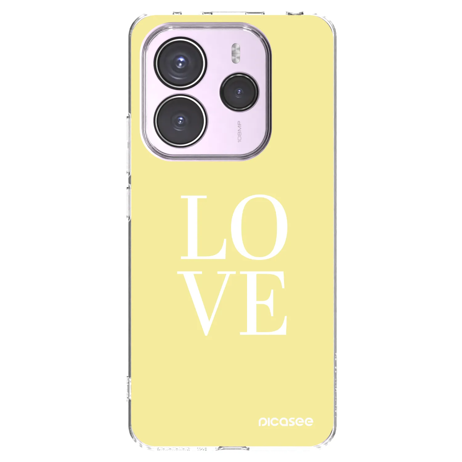 Picasee átlátszó szilikon tok az alábbi mobiltelefonokra Xiaomi Redmi Note 14 5G - Love