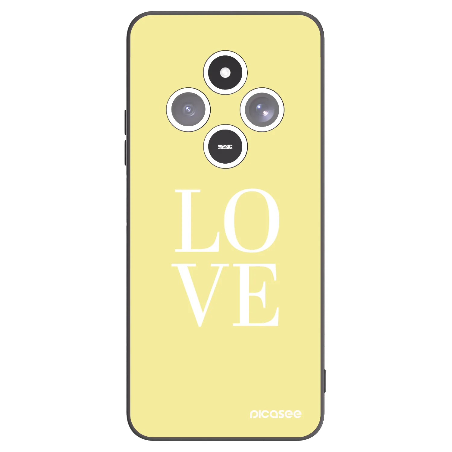 Picasee fekete szilikon tok az alábbi mobiltelefonokra Xiaomi Redmi 14C - Love