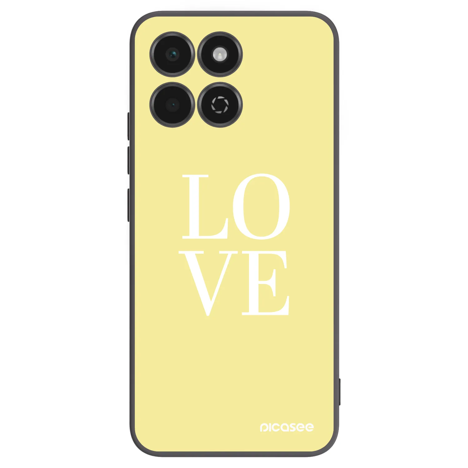 Picasee fekete szilikon tok az alábbi mobiltelefonokra Honor 200 Smart 5G - Love