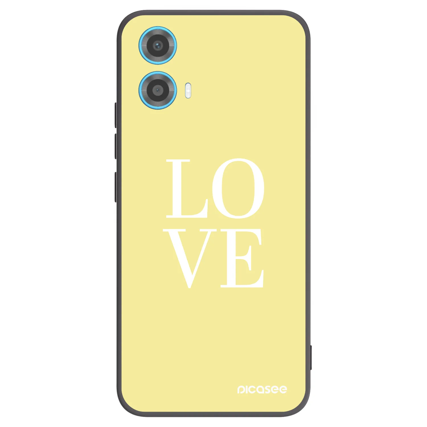 Picasee fekete szilikon tok az alábbi mobiltelefonokra Motorola Moto G34 5G - Love