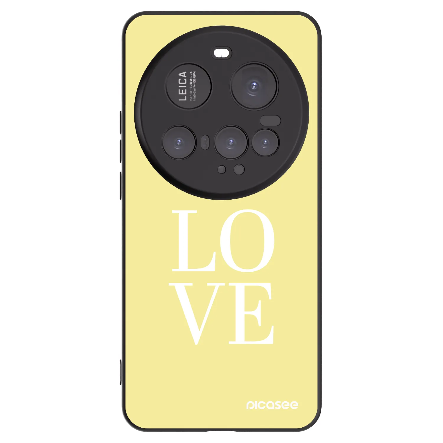 Picasee fekete szilikon tok az alábbi mobiltelefonokra Xiaomi 15 Ultra - Love