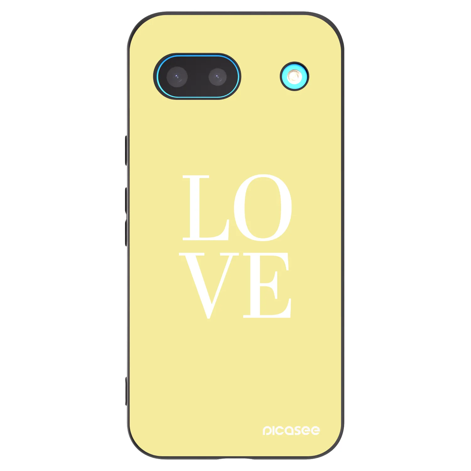Picasee fekete szilikon tok az alábbi mobiltelefonokra Google Pixel 8a - Love
