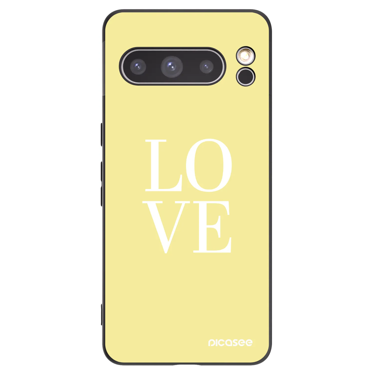 Picasee fekete szilikon tok az alábbi mobiltelefonokra Google Pixel 8 Pro - Love