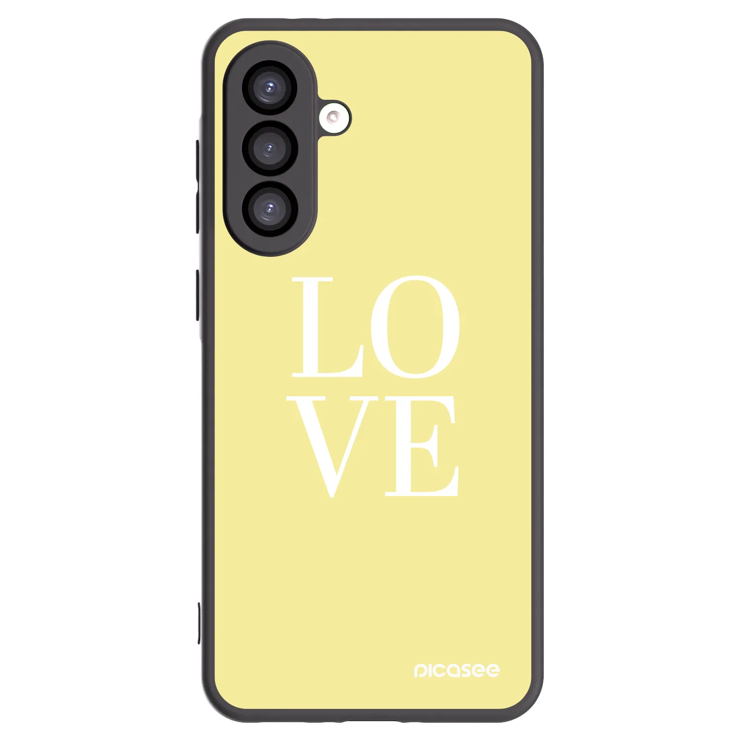 Picasee fekete szilikon tok az alábbi mobiltelefonokra Samsung Galaxy A26 5G A266B - Love