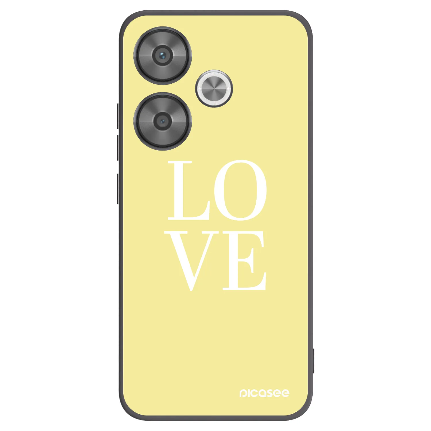 Picasee fekete szilikon tok az alábbi mobiltelefonokra Xiaomi Poco F6 - Love