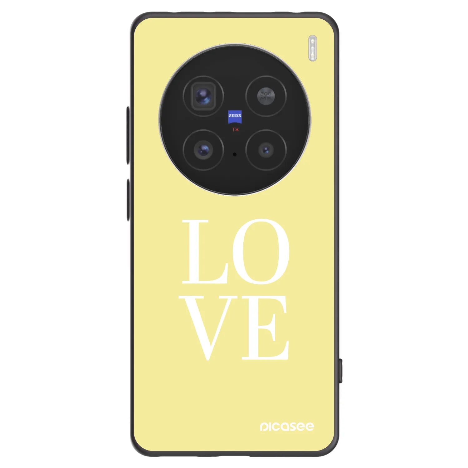 Picasee fekete szilikon tok az alábbi mobiltelefonokra Vivo X200 Pro - Love
