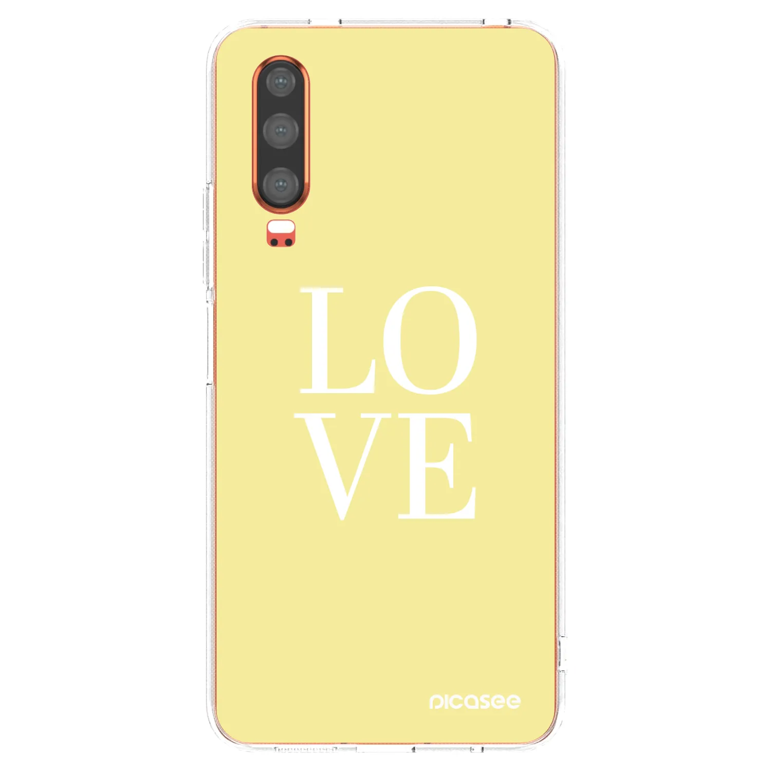 Picasee átlátszó szilikon tok az alábbi mobiltelefonokra Huawei P30 - Love