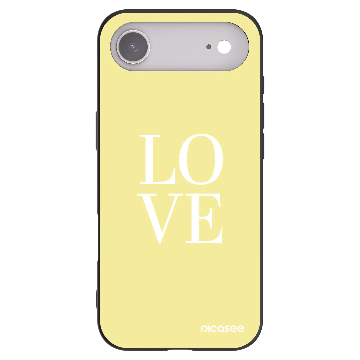 Picasee fekete szilikon tok az alábbi mobiltelefonokra Apple iPhone Air - Love