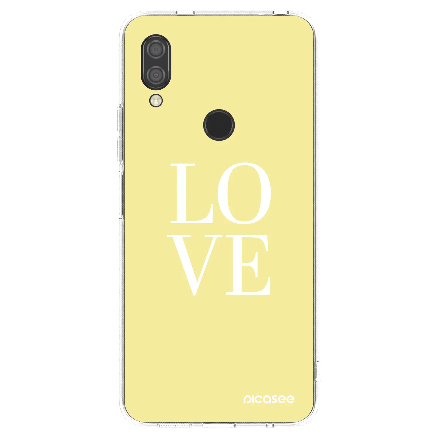 Picasee átlátszó szilikon tok az alábbi mobiltelefonokra Xiaomi Redmi 7 - Love