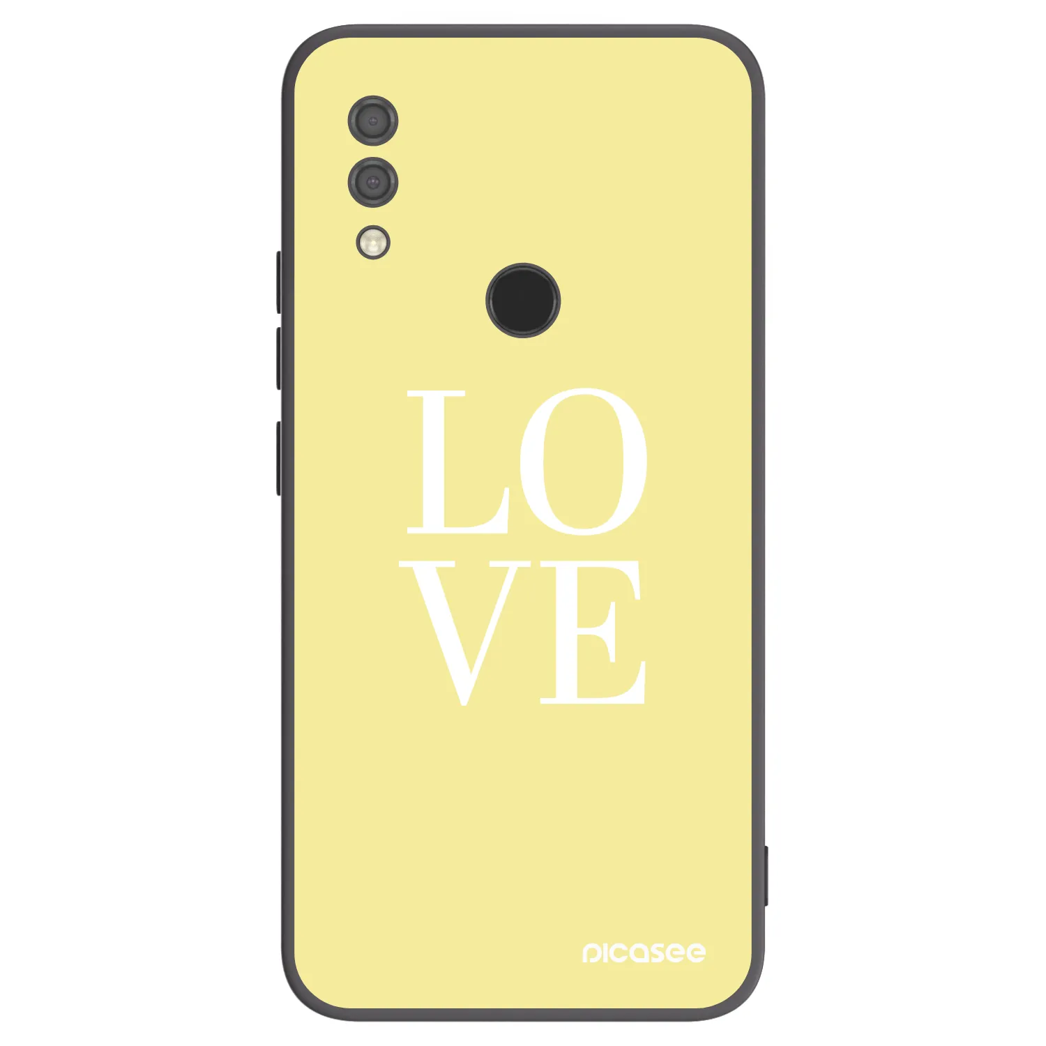 Picasee fekete szilikon tok az alábbi mobiltelefonokra Xiaomi Redmi 7 - Love