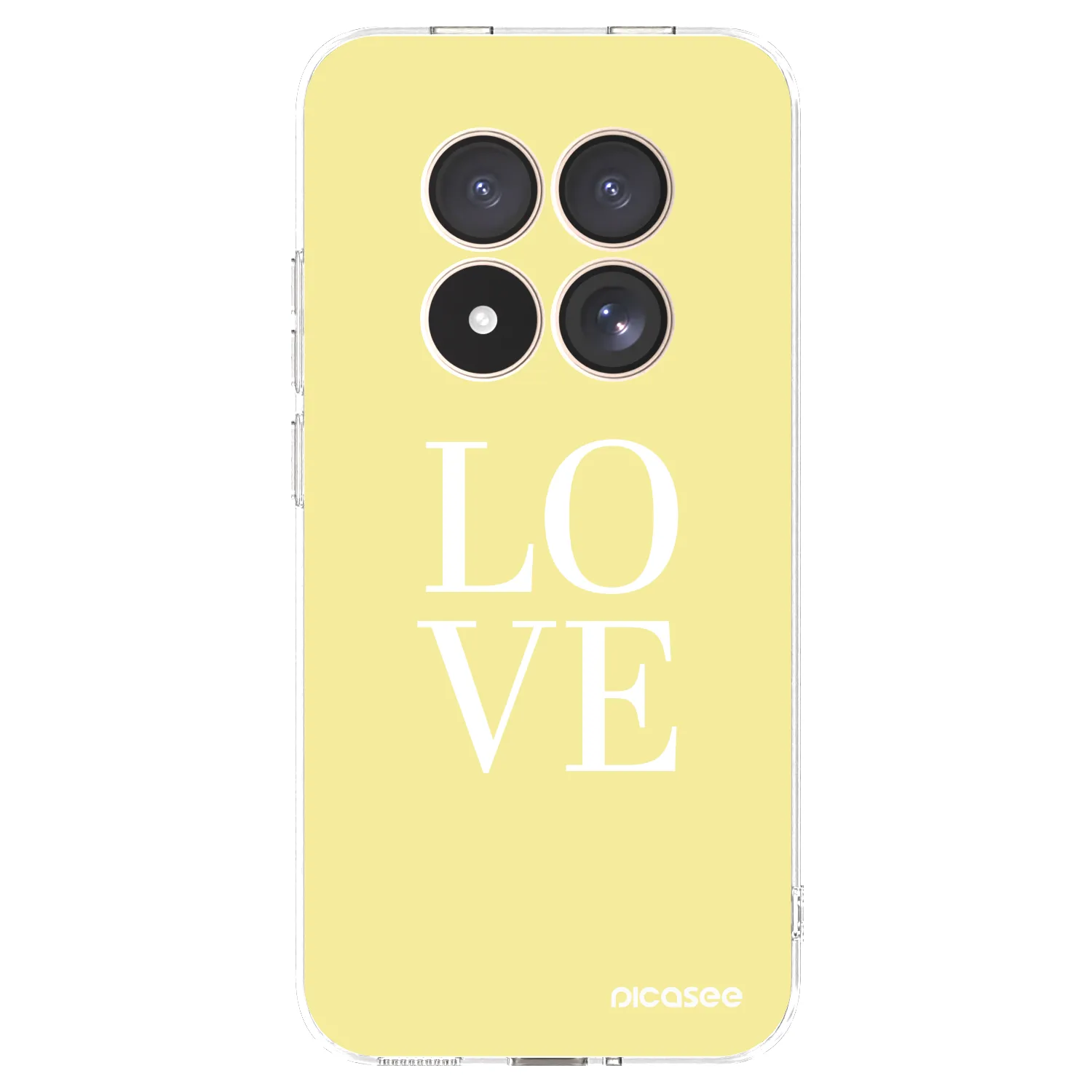 Picasee átlátszó szilikon tok az alábbi mobiltelefonokra Xiaomi Redmi Note 15 Pro 4G - Love