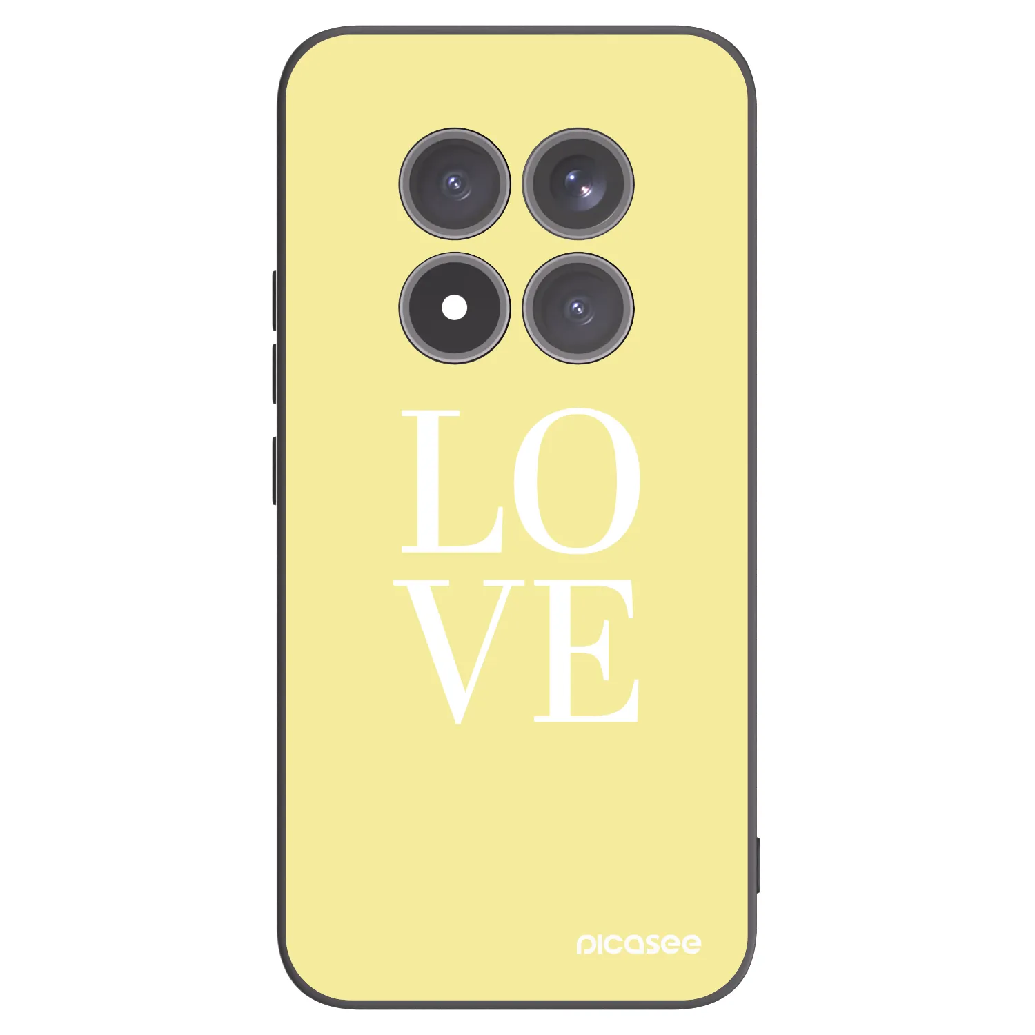 Picasee fekete szilikon tok az alábbi mobiltelefonokra Xiaomi Redmi Note 15 Pro+ - Love