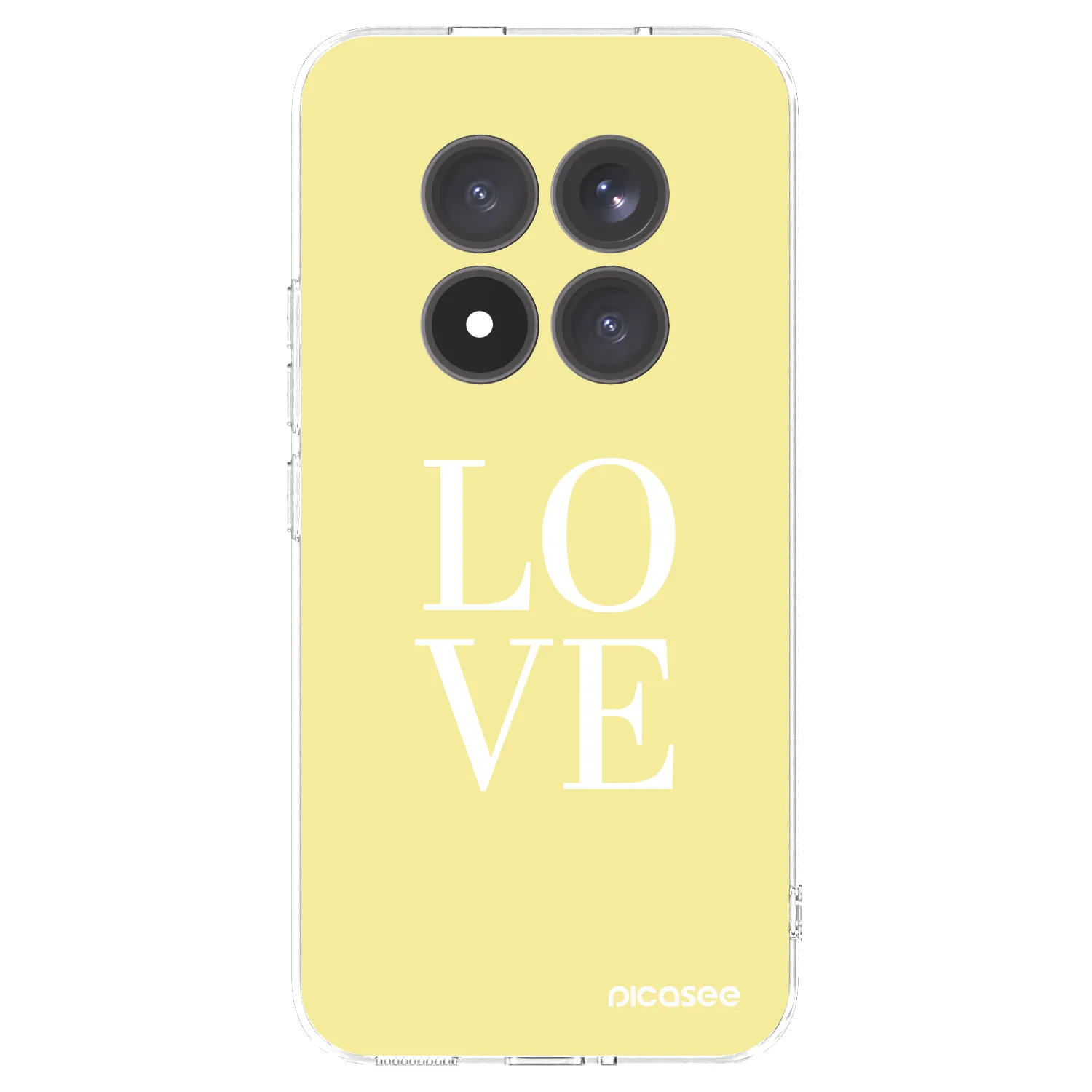 Picasee átlátszó szilikon tok az alábbi mobiltelefonokra Xiaomi Redmi Note 15 Pro+ - Love