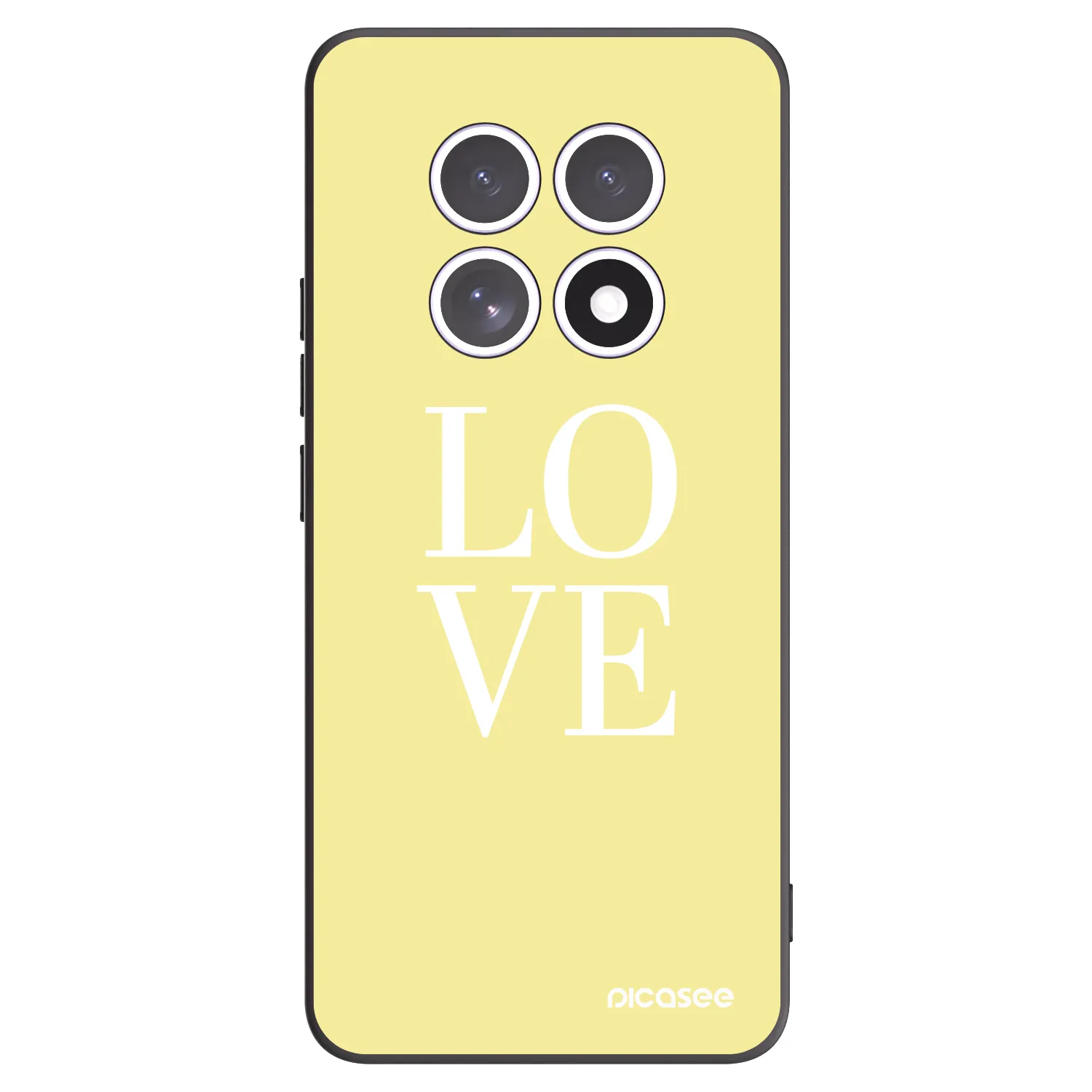 Picasee fekete szilikon tok az alábbi mobiltelefonokra Xiaomi Redmi Note 15 - Love