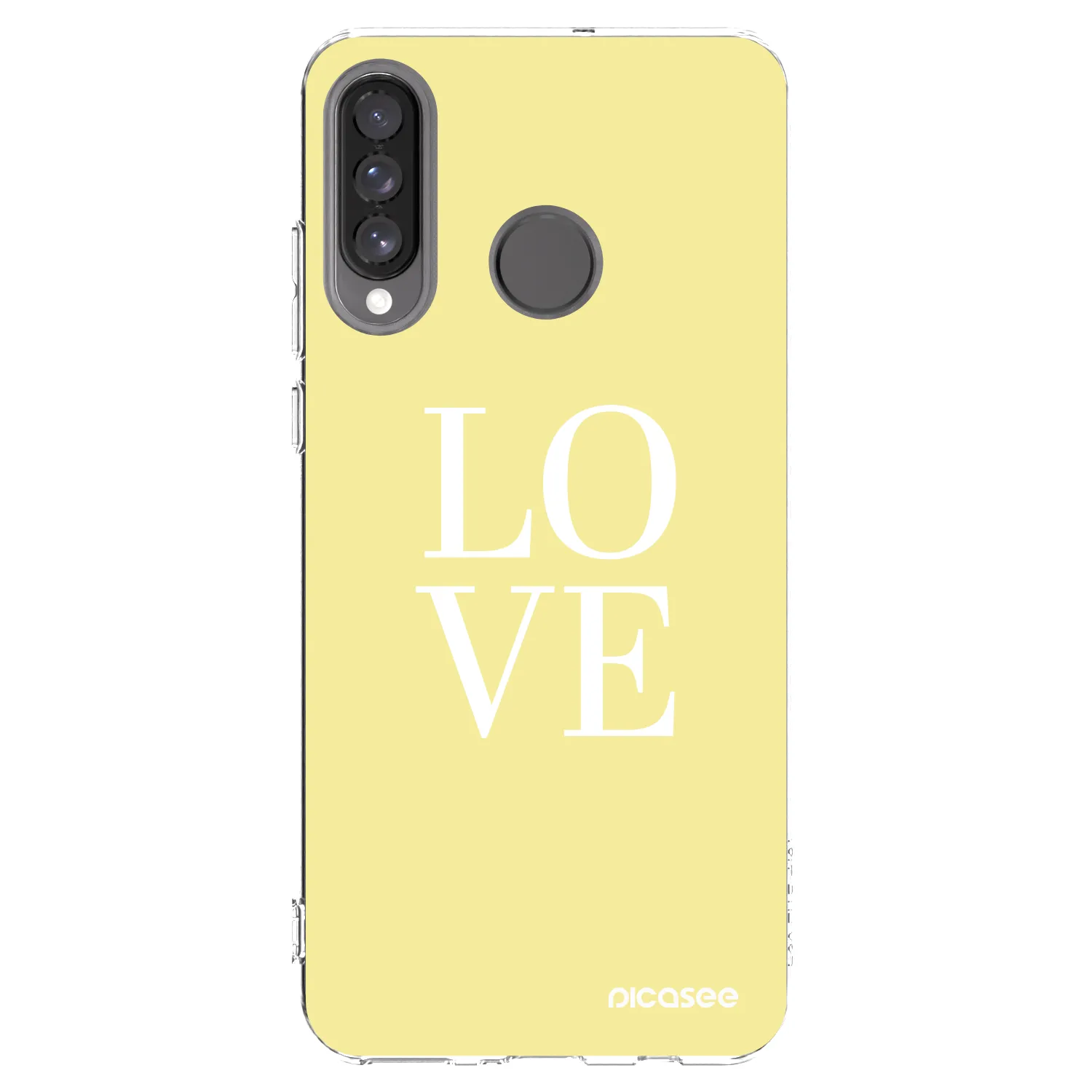 Picasee átlátszó szilikon tok az alábbi mobiltelefonokra Huawei P30 Lite - Love