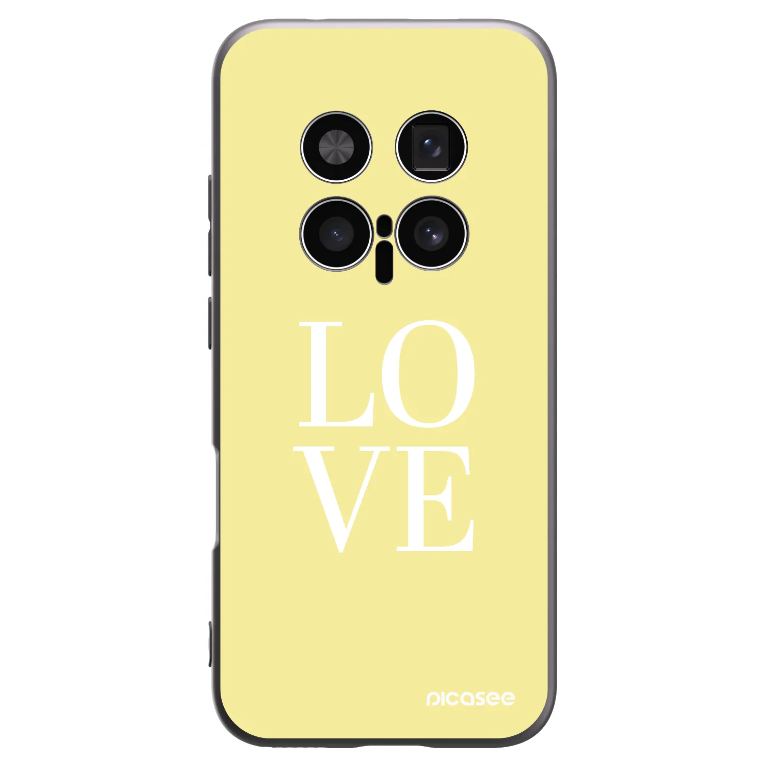 Picasee fekete szilikon tok az alábbi mobiltelefonokra Honor Magic8 Pro 5G - Love