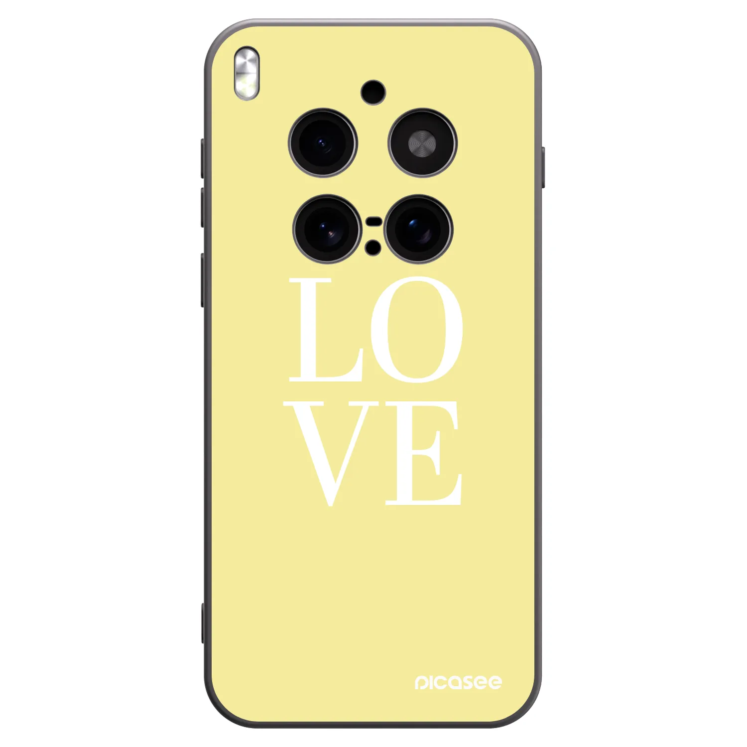 Picasee fekete szilikon tok az alábbi mobiltelefonokra Vivo X300 Pro - Love