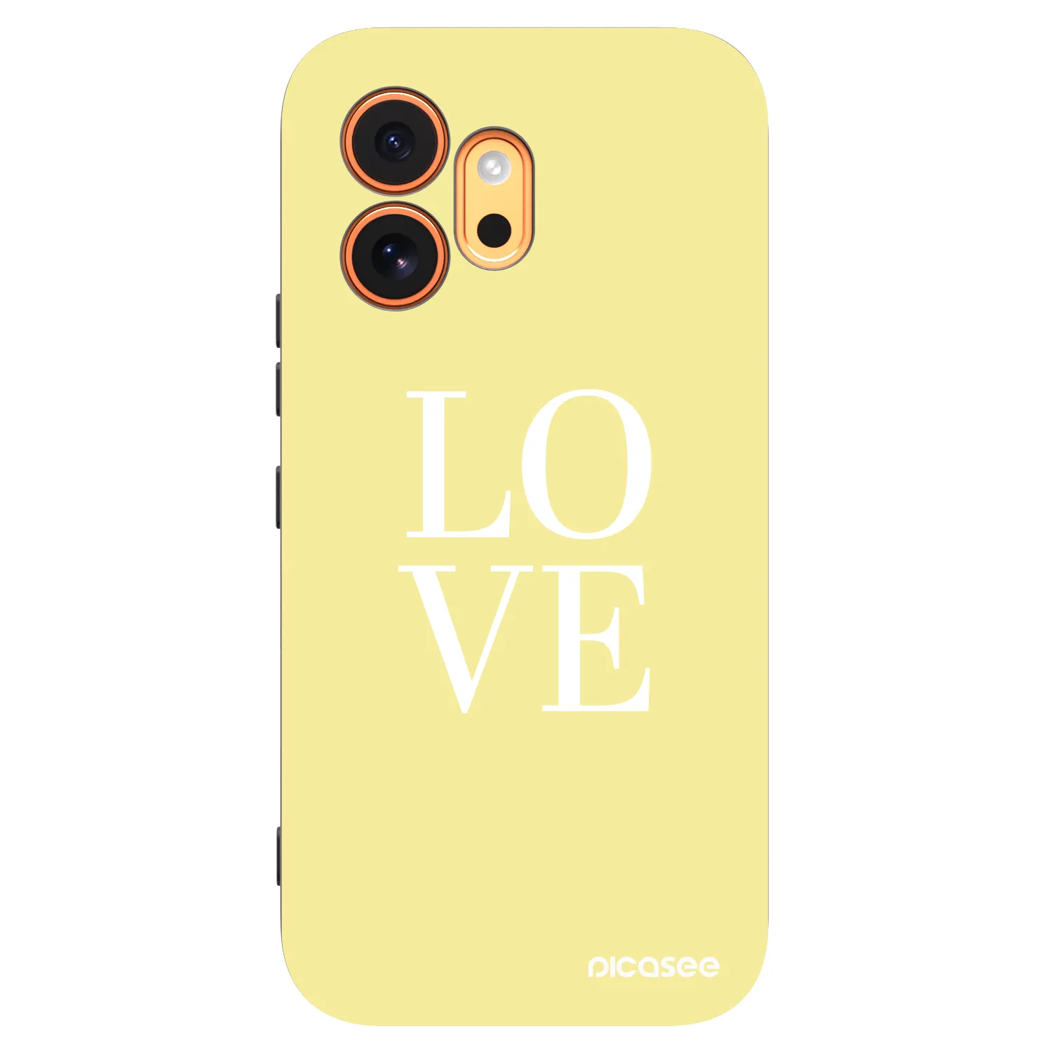 Picasee fekete szilikon tok az alábbi mobiltelefonokra Honor 600 - Love