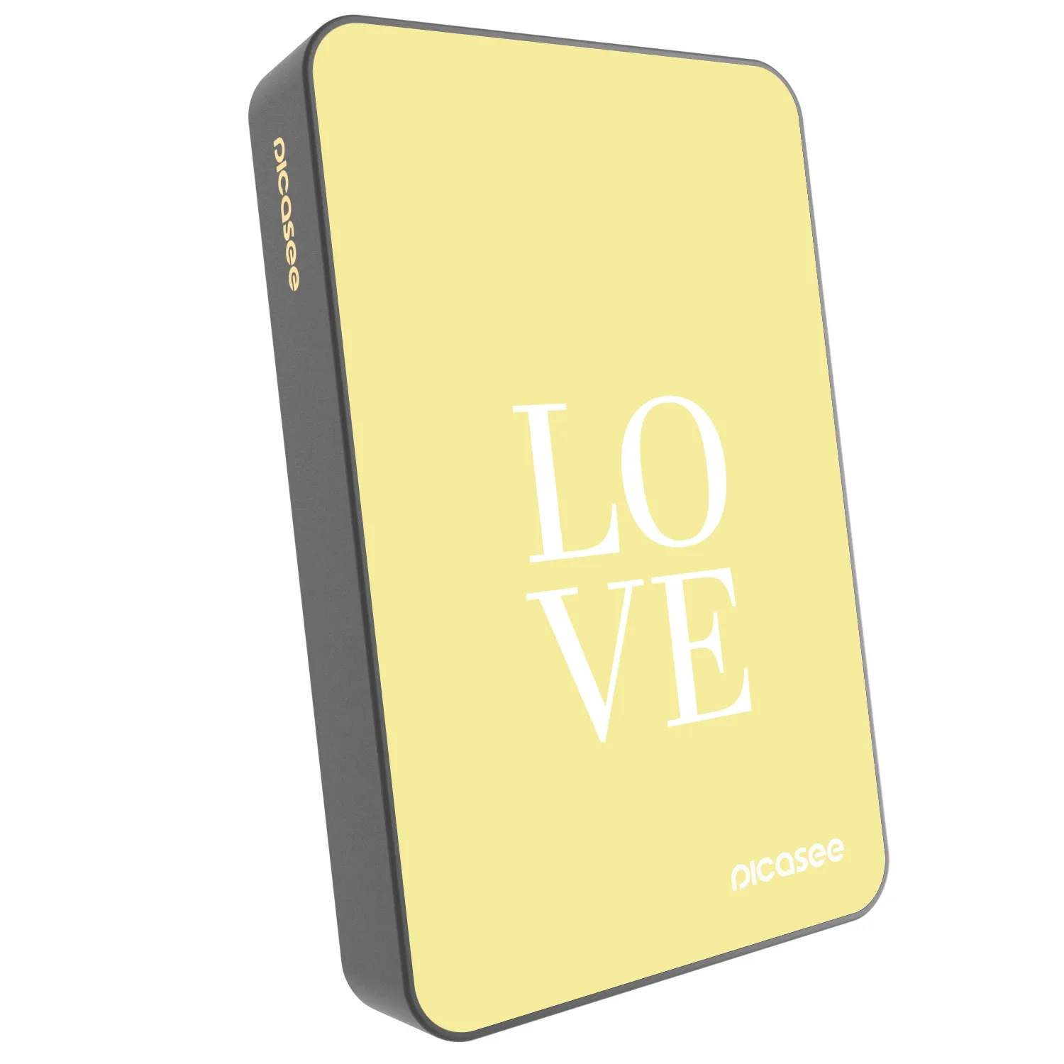 Picasee Powerbank MagSafe 10 000 mAh Szürke - Love