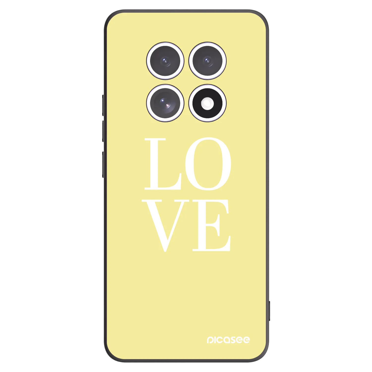 Picasee fekete szilikon tok az alábbi mobiltelefonokra Xiaomi Redmi Note 15 5G - Love