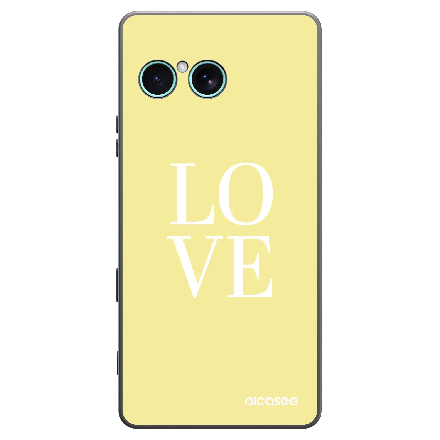 Picasee fekete szilikon tok az alábbi mobiltelefonokra Sony Xperia 10 VII - Love