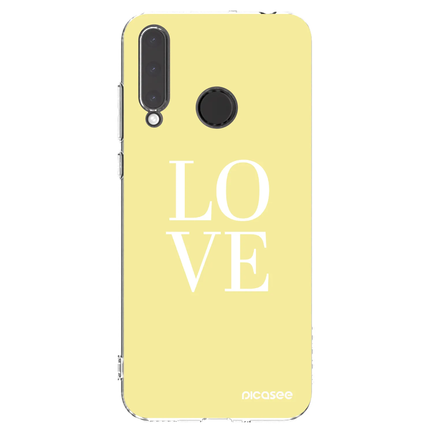 Picasee átlátszó szilikon tok az alábbi mobiltelefonokra Honor 20 Lite - Love