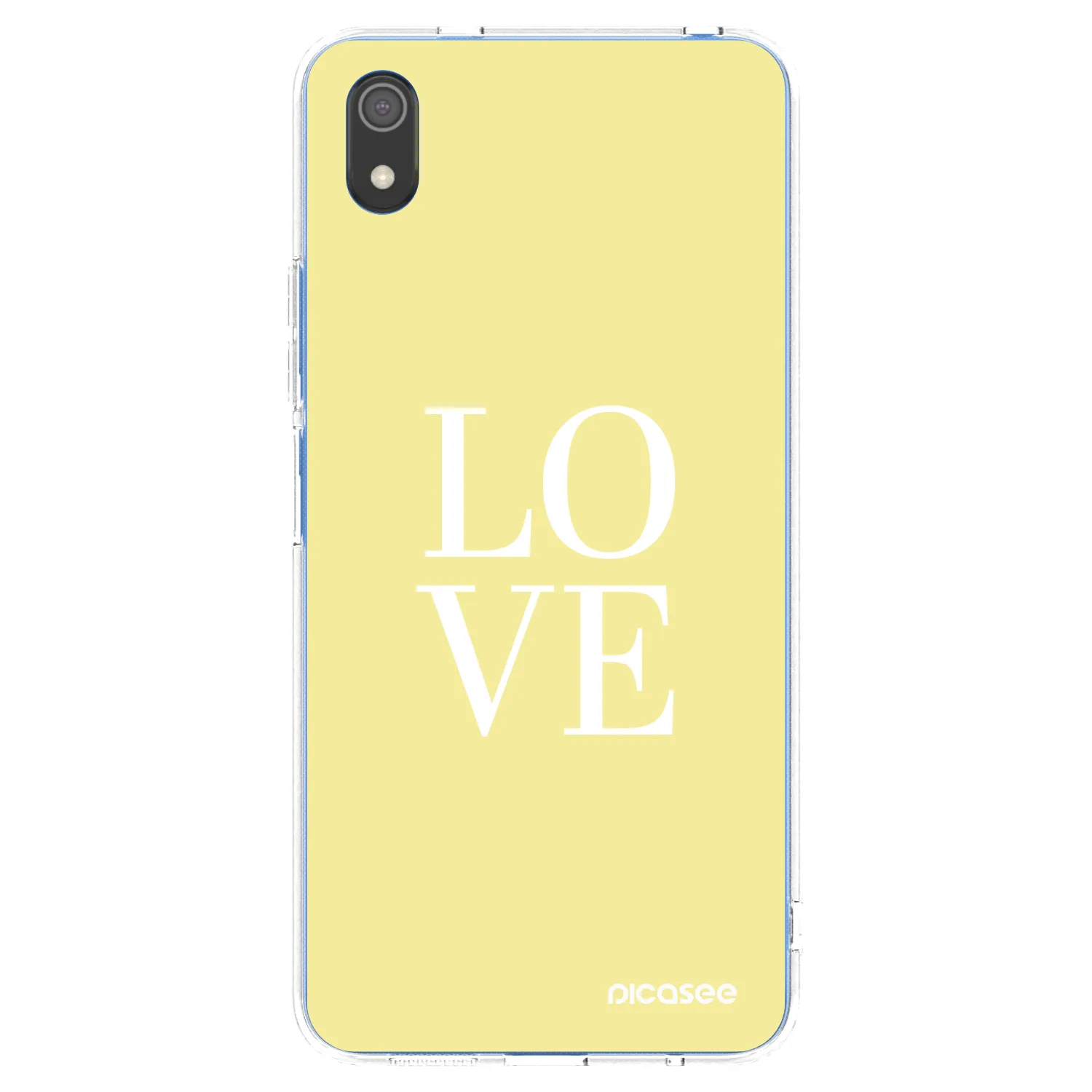 Picasee átlátszó szilikon tok az alábbi mobiltelefonokra Xiaomi Redmi 7A - Love