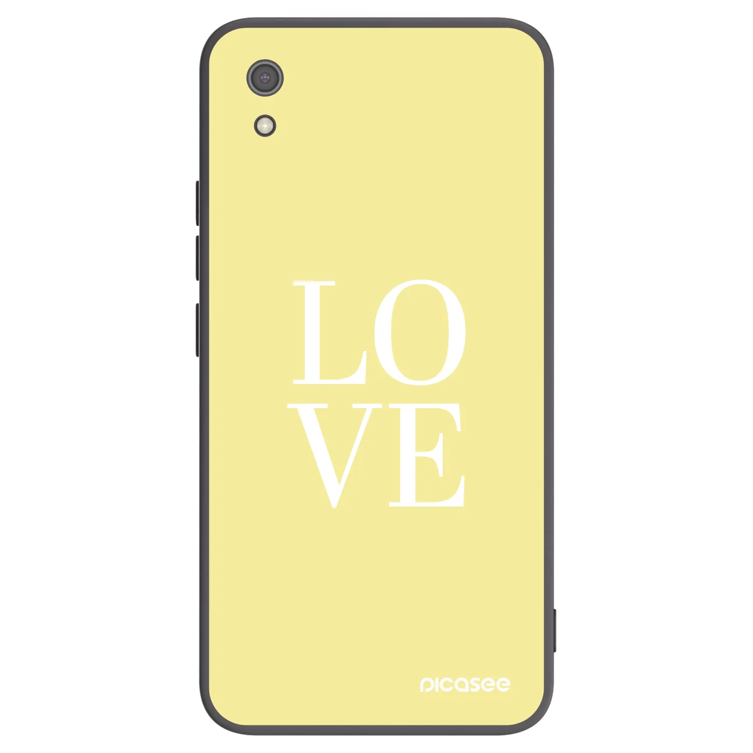 Picasee fekete szilikon tok az alábbi mobiltelefonokra Xiaomi Redmi 7A - Love
