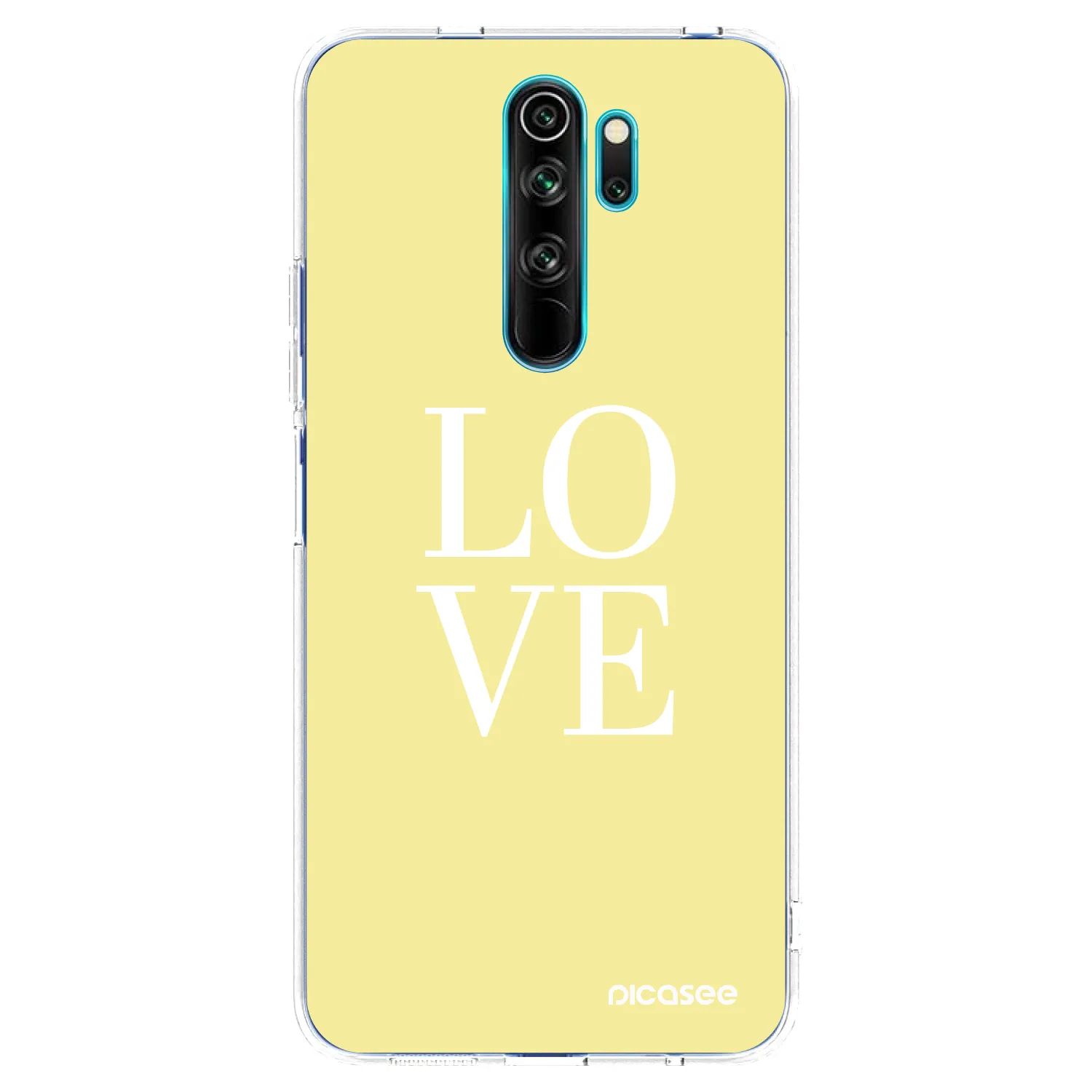 Picasee átlátszó szilikon tok az alábbi mobiltelefonokra Xiaomi Redmi Note 8 Pro - Love