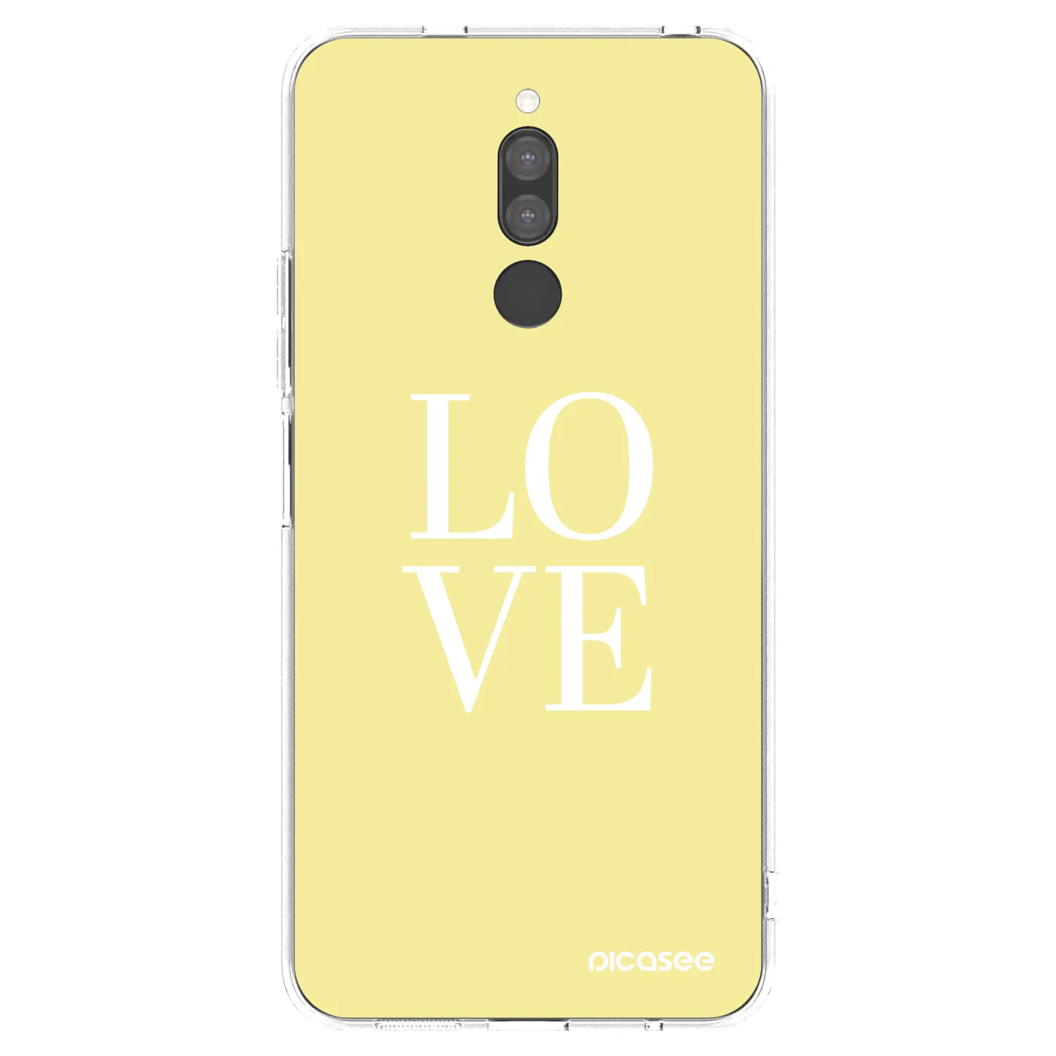 Picasee átlátszó szilikon tok az alábbi mobiltelefonokra Xiaomi Redmi 8 - Love