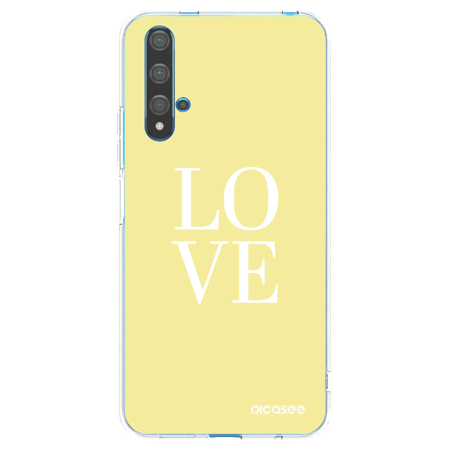 Picasee átlátszó szilikon tok az alábbi mobiltelefonokra Huawei Nova 5T - Love