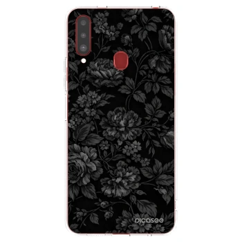 Picasee átlátszó szilikon tok az alábbi mobiltelefonokra Samsung Galaxy A20s - Dark Romance